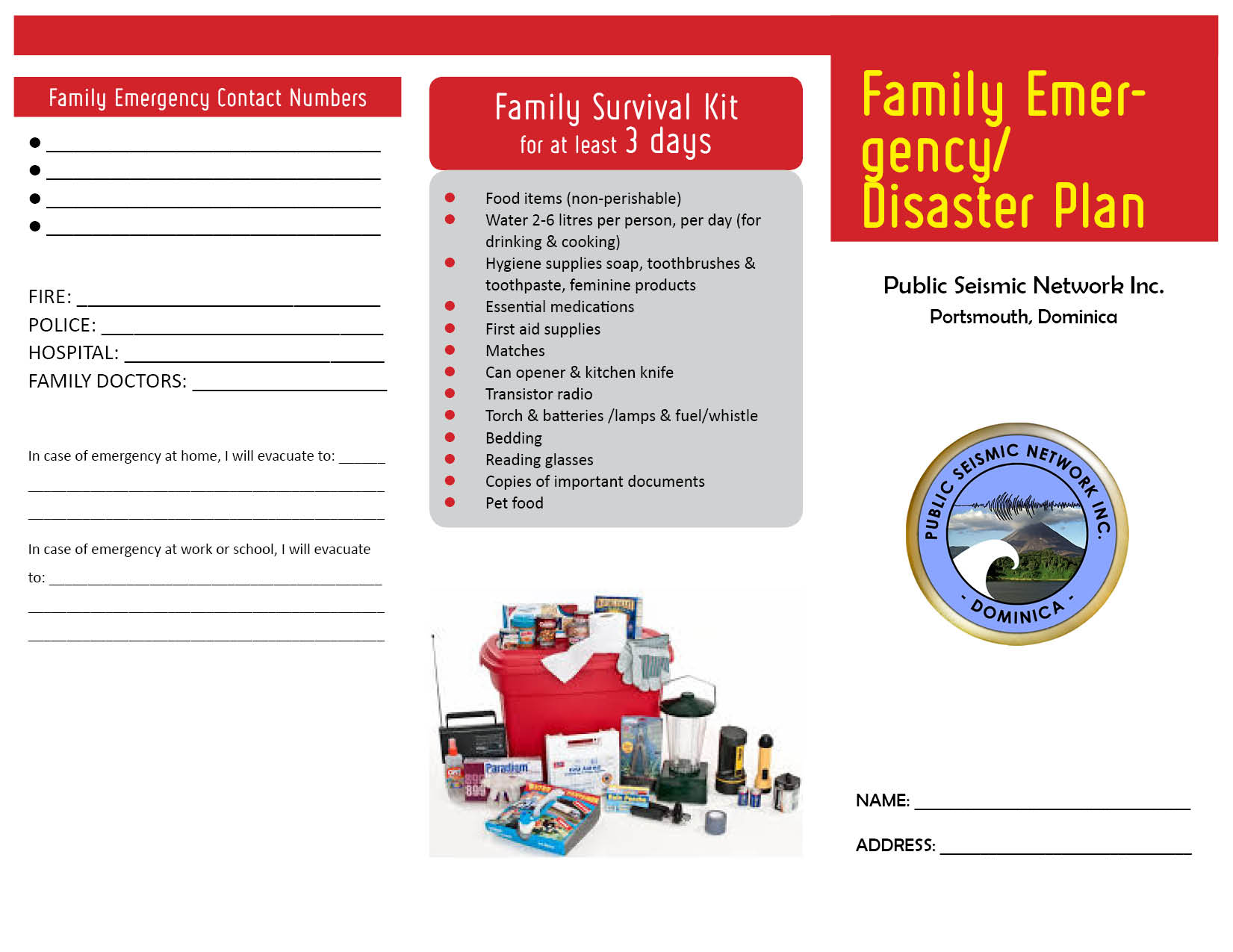 Family Disaster Plan DPSN low res2